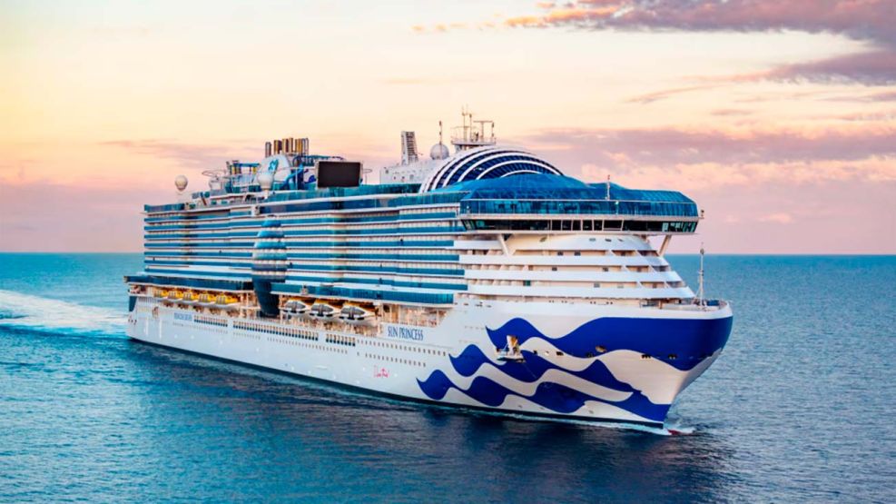 Detectaron un brote de norovirus en un crucero de Princess Cruises que salió de Florida